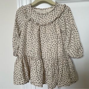 Baby Gap Ruffle Tiered Dress with Hearts Size 12-18 Months Girls